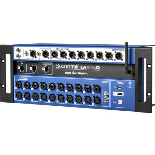 Soundcraft UI-24R Channel Digital Mixer Multi-Track Usb Recorder With Wireless Control