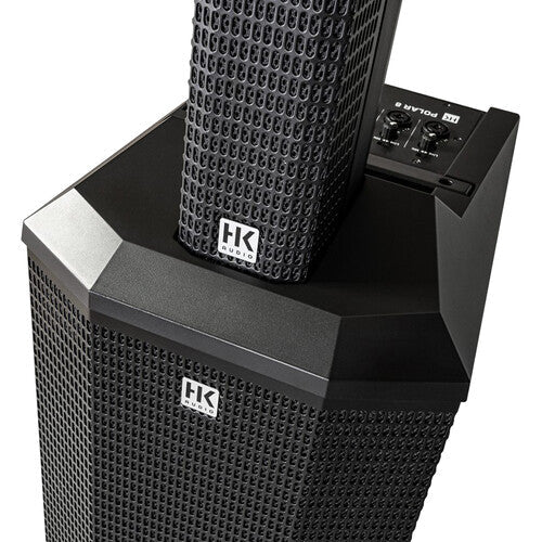 HK Audio POLAR 8 Two-Way 8" 2000W Powered Column Array System w/Bluetooth