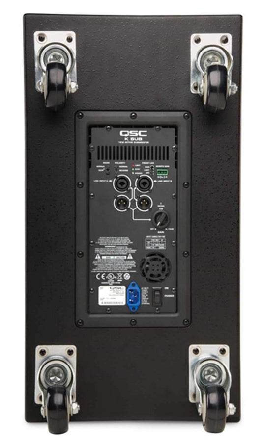 QSC K SUB 1000 Watt Dual 12'' Active Subwoofer - ( Use )