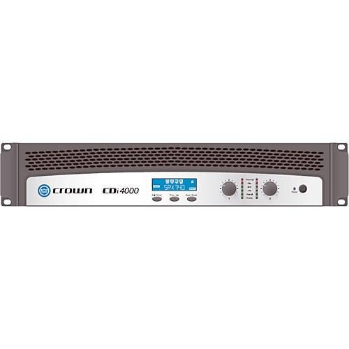 Amplificateur de puissance Crown CDi 4000 2 canaux 1200 watts, années 2010, noir et argent