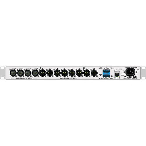 Ashly AQM-408 AquaControl DSP Advanced 4x8 Speaker Processor / Zone Mixer - New Open Box