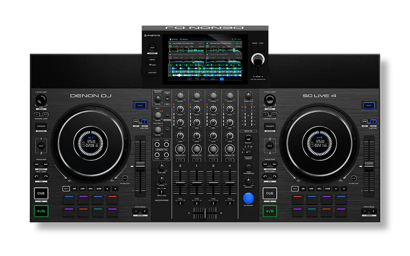 Denon DJ SC LIVE 4 Professional Standalone DJ Controller