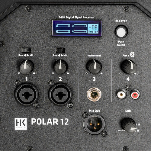HK Audio POLAR 12 Two-Way 2000W Powered Column Array System with Bluetooth