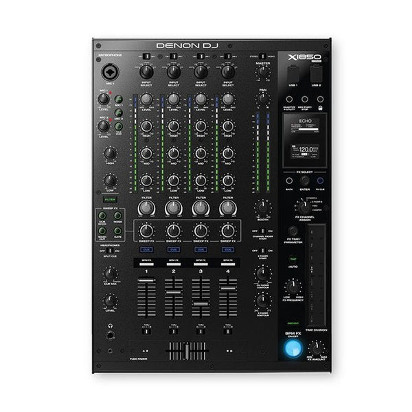 Denon DJ X1850 PRIME Professional 4-Channel DJ Club Mixer - Demo