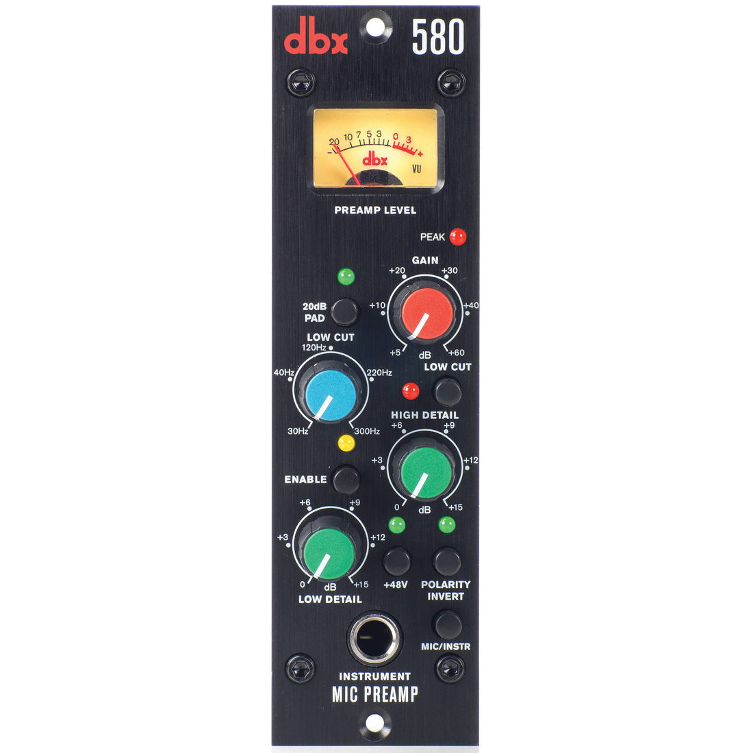 DBX 580 Modularer 500er-Serie Mikrofonvorverstärker
