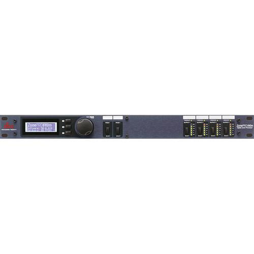 DBX 640M 6x4 Digital Zone Processor - 6 Inputs, 4 Mic/line + 2 stereo Line w/ Front Panel Control