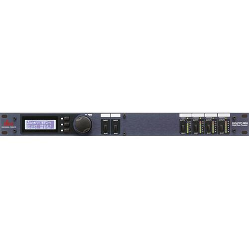DBX 640M 6x4 Digital Zone Processor - 6 Inputs, 4 Mic/line + 2 stereo Line w/ Front Panel Control