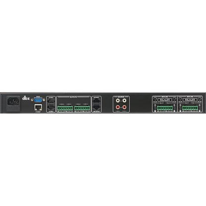 DBX 640M 6x4 Digital Zone Processor - 6 Inputs, 4 Mic/line + 2 stereo Line w/ Front Panel Control