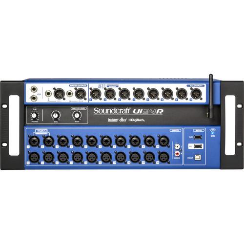 Soundcraft UI-24R Channel Digital Mixer Multi-Track Usb Recorder With Wireless Control