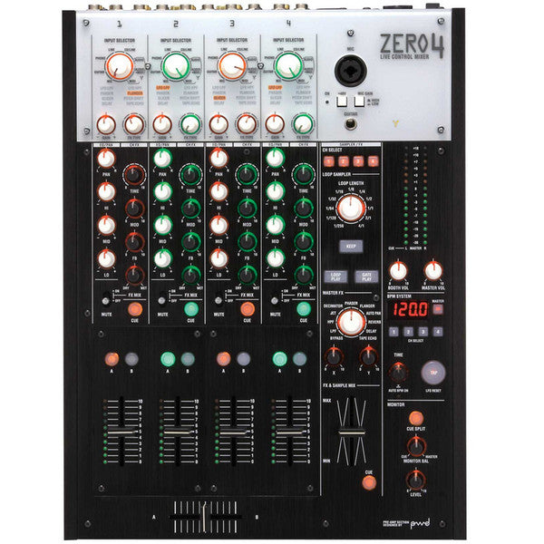 Korg Zero 4 Vierkanal-Digital-DJ-Mixer mit FireWire und Effekten – Sehr gut