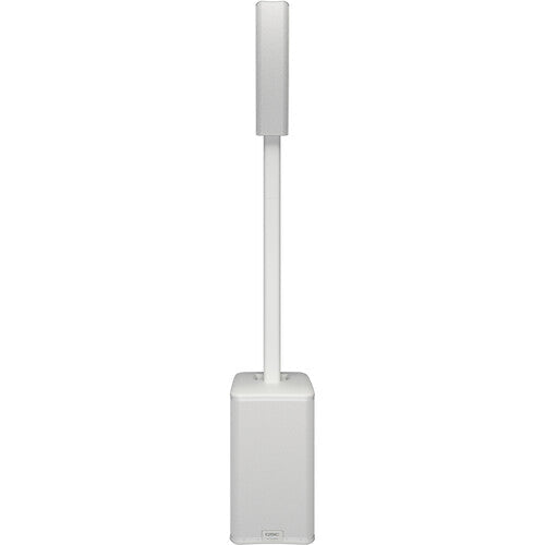 QSC KC12-WH Active 3-Way Column Loudspeaker System with Bluetooth (White) - 12"