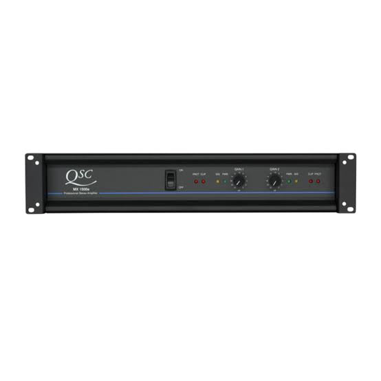 QSC MX1500a – Professional Power Amplifier – Excellent Condition