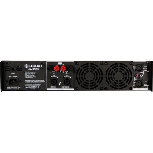 Crown XLI2500 Professional Stereo Power Amplifier – 750W Per Channel at 4Ω