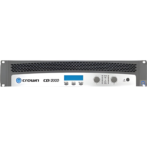 Crown CDi 2000 2-Channel 800-Watt Power Amplifier 2010s Black and Silver - New Open Box