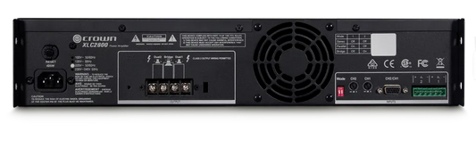 Crown XLC2800 2-Channel 800W @ 4Ω Power Amplifier