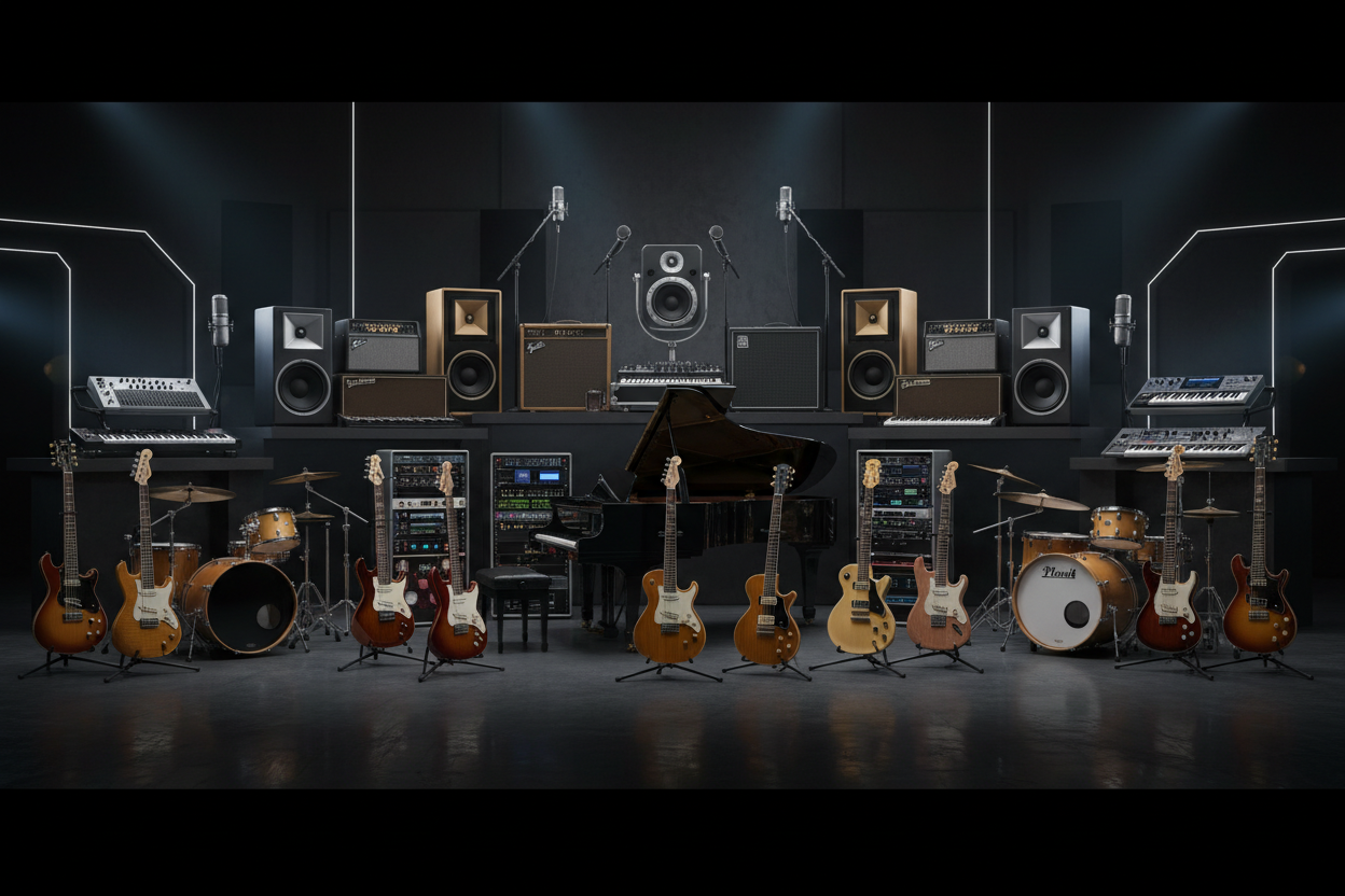 like a backround with instrument 